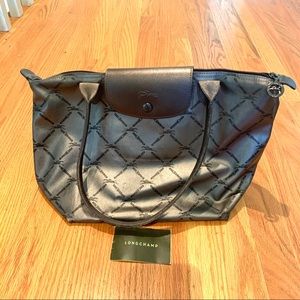 Metallic Longchamp Shoulder Bag